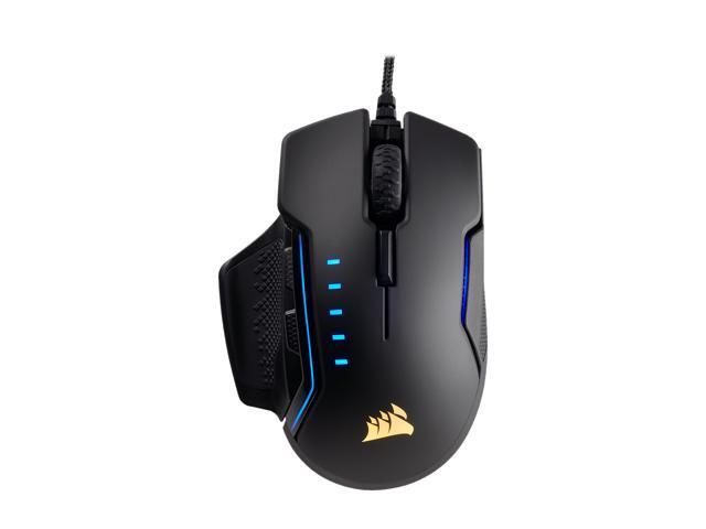 Corsair Gaming GLAIVE RGB Gaming Mouse Backlit RGB LED 16000 dpi Optical Black
