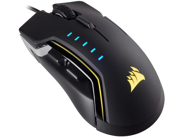 Corsair Gaming GLAIVE RGB Gaming Mouse Backlit RGB LED 16000 dpi Optical Aluminum