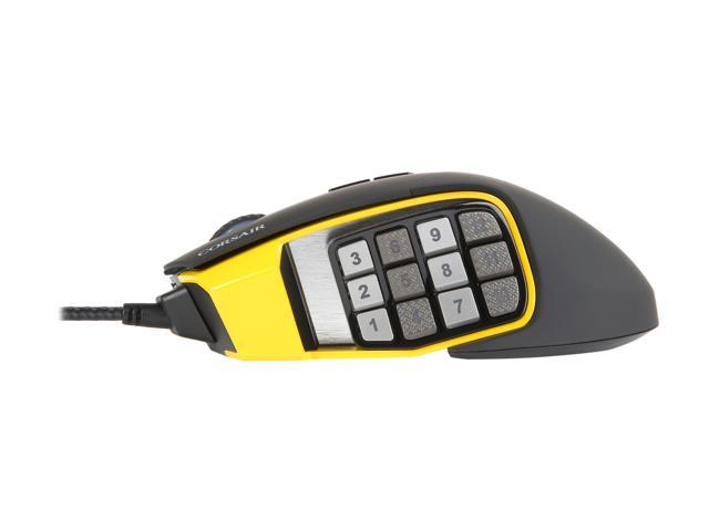 SCIMITAR PRO RGB Optical MOBA/MMO Gaming Mouse — Yellow