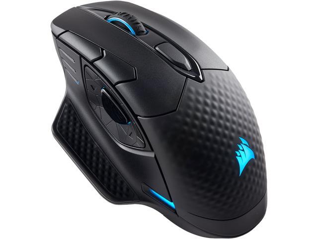 CORSAIR DARK CORE RGB SE Performance Wired / Wireless Gaming Mouse with Qi Wireless Charging Black Backlit RGB LED 16000 dpi Optical