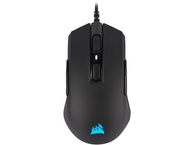 CORSAIR M55 RGB PRO Ambidextrous Multi-Grip Gaming Mouse Black Backlit RGB LED 12400 dpi Optical