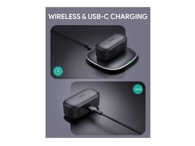 AUKEY EP-T21P Wireless Charging Earbuds 10mm Drivers IPX6