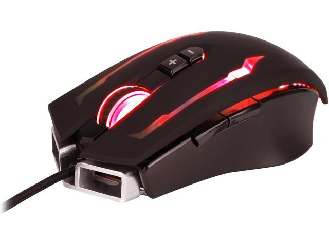 ENHANCE Scoria Tournament Gaming Mouse - RGB LED 7 Programmable Buttons 14400 dpi & Metal Body