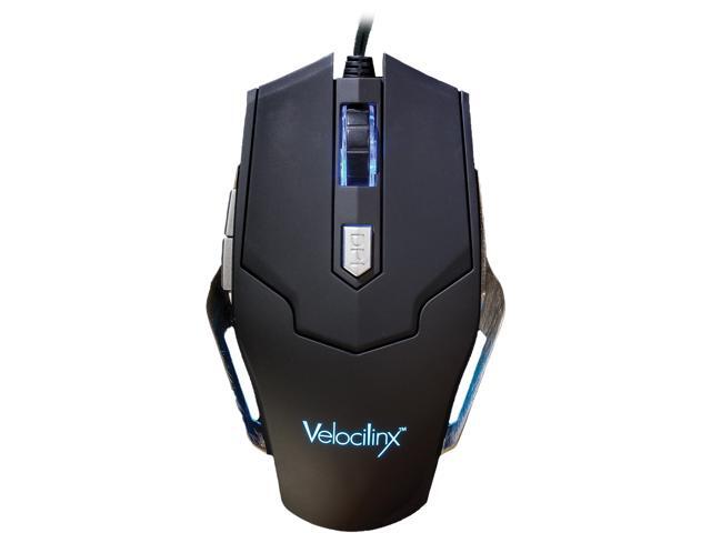 Velocilinx Brennus VXGM-MS5B-10K-BK Black Wired Optical Gaming Mouse