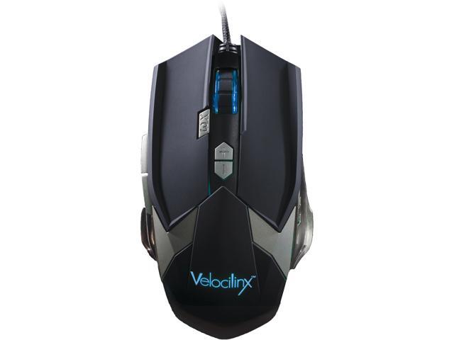 Velocilinx Tyr VXGM-MS6B-10K Black Wired Optical Gaming Mouse