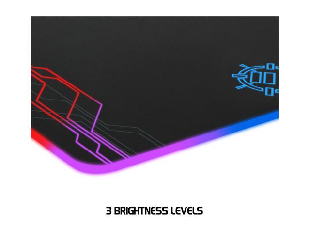 NeweggBusiness - ENHANCE LED Gaming Mouse Pad Hard Large Surface