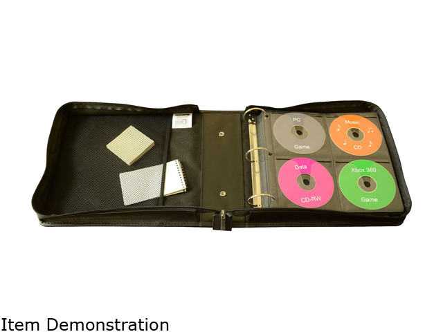 NeweggBusiness - TekNmotion TM-CD256B1 256 CD / DVD Binder Case