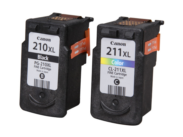 Toner Kingdom 2PK PG-210XL CL-211XL Ink Cartridges – Reman For Canon PIXMA MP240 MP270 IP2702