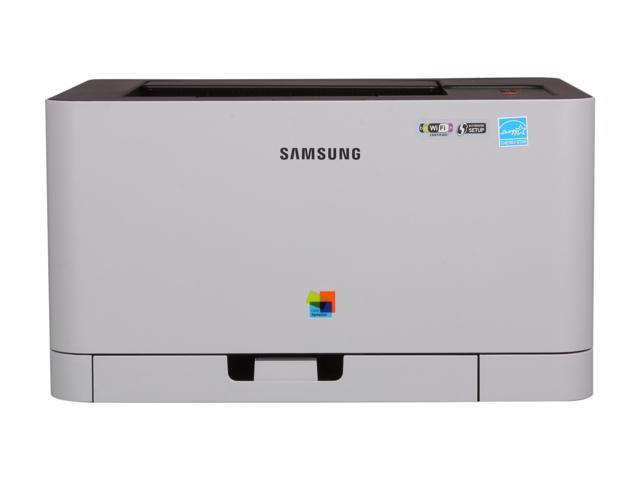 NeweggBusiness - Samsung Series CLP-365W Workgroup Up to 19 ppm 2400 x 600 Color Print Quality Color Ethernet (RJ-45) / USB Wi-Fi Laser Printer