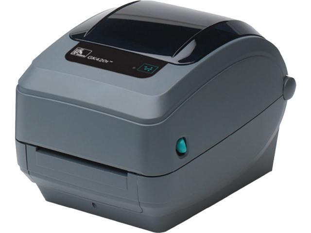 Zebra GX420t 4' Performance Desktop Thermal Transfer Label Printer 203 dpi USB Serial Centronics Parallel EPL2 ZPLII - GX42-102510-000