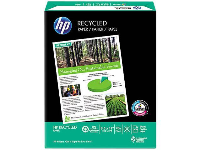 HP Office Letter Recycled Paper (Case of 500)