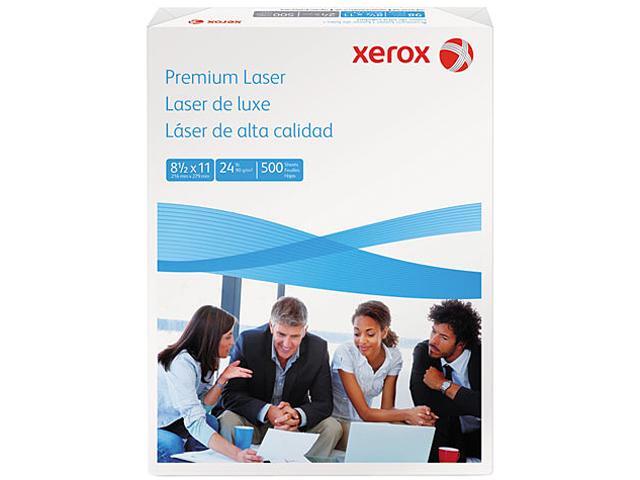 Xerox Premium Laser Paper 98 Brightness 24lb 8-1/2 x 11 White 500 Sheets/Ream