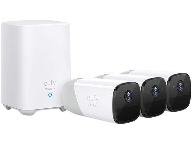 eufy Security eufyCam 2 Wireless Home Security Camera System 365-Day Battery Life HomeKit Compatibility HD 1080p IP67 Weatherproof Night