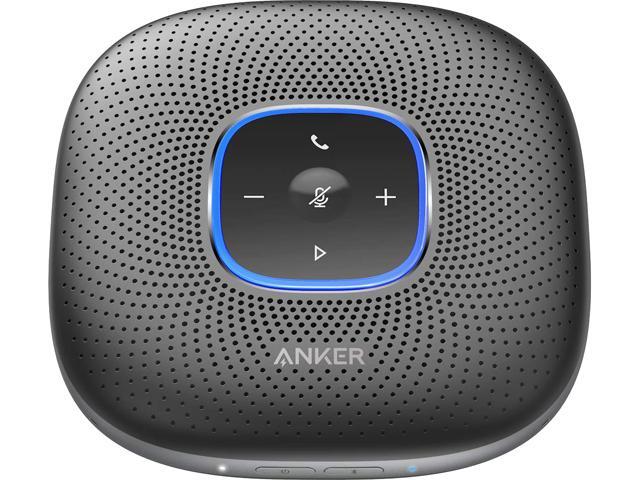 Anker PowerConf Bluetooth Speakerphone with 6 Microphones Enhanced Voice Pickup 24 Hour Call Time Bluetooth 5 USB C Conference Speaker