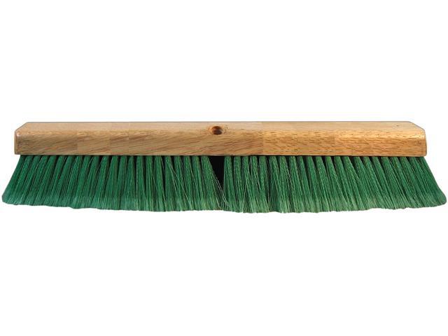 Boardwalk Push Broom Head 3' Green Flagged Recycled PET Plastic 24' 20724