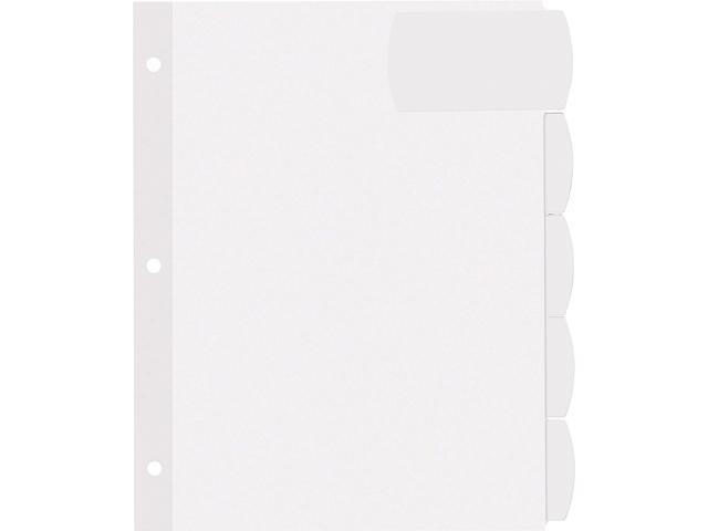 Avery Big Tab Large White Label Tab Dividers