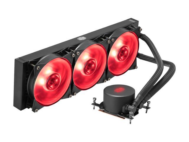 Cooler Master MasterLiquid ML360 RGB Thread Ripper TR4 Edition Close-Loop  CPU Liquid Cooler, 360mm Radiator, Dual Chamber RGB Pump, Triple MF120R  Fans, RGB Lighting 