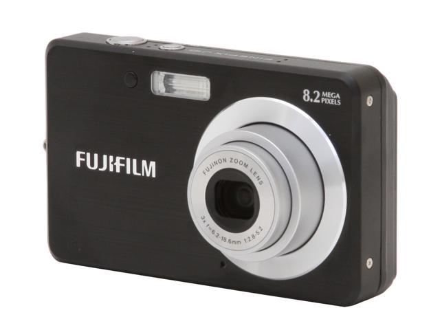 FUJIFILM FinePix J10 Black 8.0 MP 3X Optical Zoom Digital Camera ...