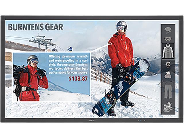 NEC V484-T 48' Full HD Professional-Grade Large Format LED Commercial Display with Integrated IR Touch