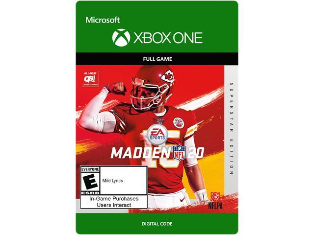 Madden NFL 20: Superstar Edition Xbox One [Digital Code ...