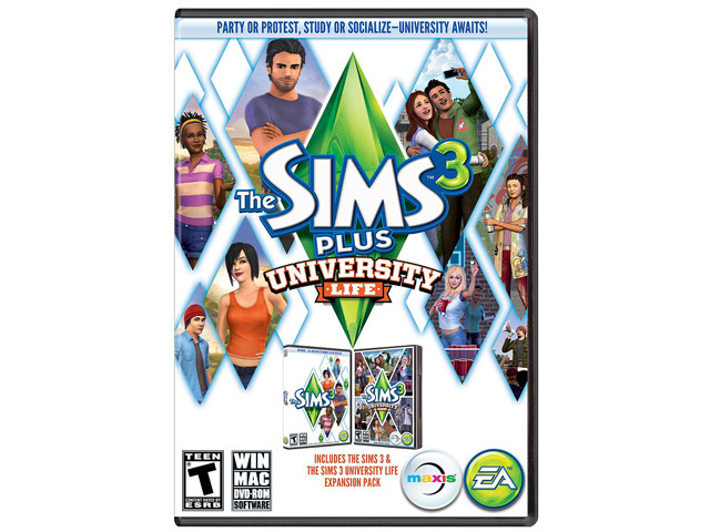 The Sims 3: University Life (Limited Edition) (DVD-ROM) for Windows, Mac