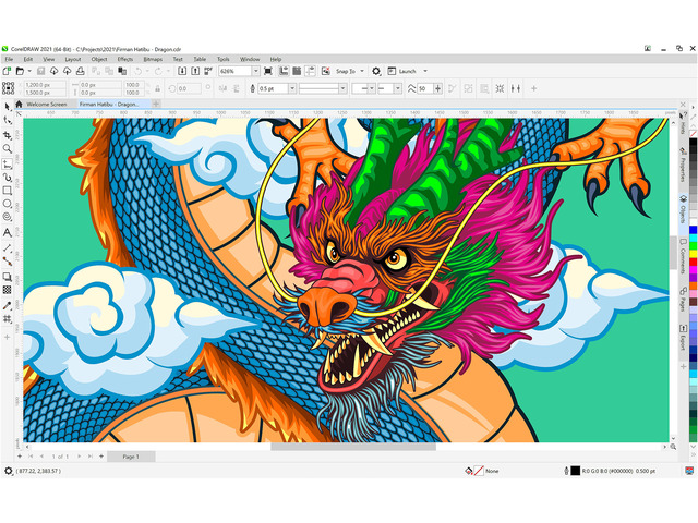 CorelDRAW グラッフィック 2021 Windows 正規アカデミック CorelDRAW