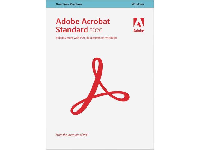New Adobe Acrobat Standard 2020