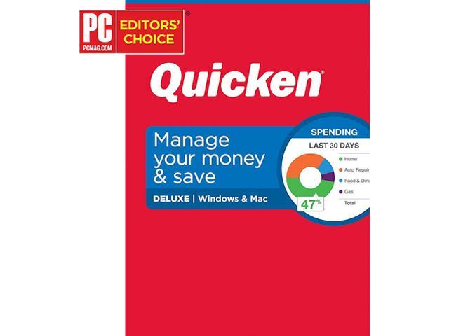 Quicken Deluxe Personal Finance - 1-Year Subscription (Windows/Mac)