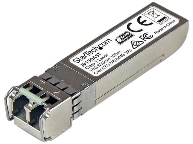 StarTech J9150AST StarTechcom HP J9150A Compatible - Gigabit - HP Compatible 10G SFP+ - LC Fiber - 10GBase SR SFP - Multi-mode SFP