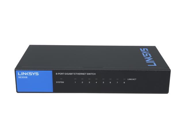 Linksys SE3008 8-Port Gigabit Ethernet Switch