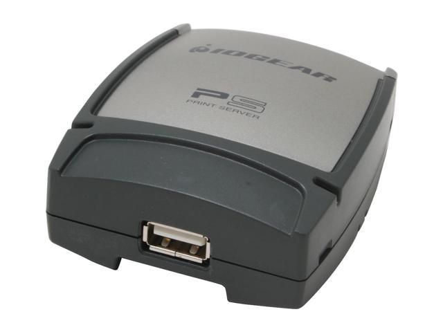 NeweggBusiness - IOGEAR GPSU21 1-Port Print Server RJ45 USB 2.0