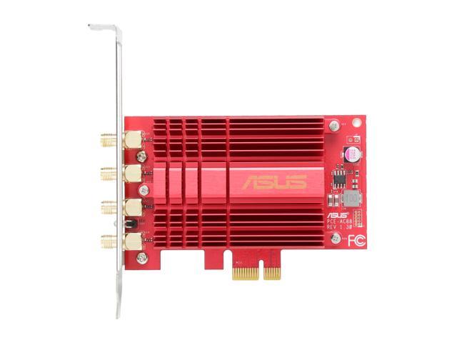 - ASUS PCE-AC88 4x4 Wireless AC3100 PCIe