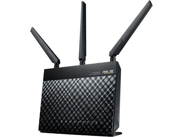 ASUS RT-AC1900P Dual Band Wireless Router with 5 Gigabit Ethernet Port, Support AiMesh, and Free Lifetime Internet Security with Advanced Parental...