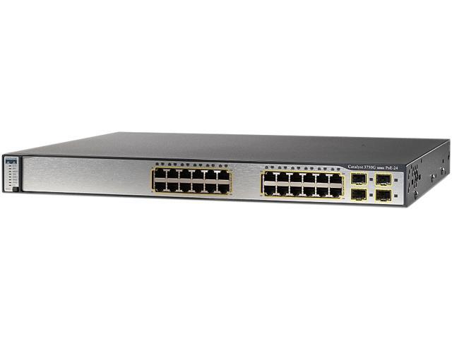 Recertified - CISCO Catalyst 3750 WS-C3750G-24PS-S Switch (Grade-A)