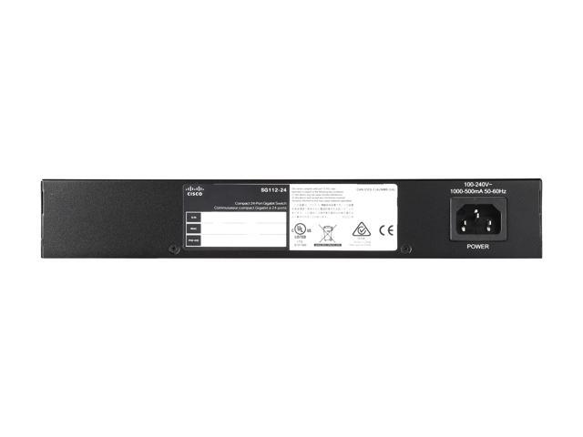 NeweggBusiness - CISCO SG112-24 Compact 24-Port Unmanaged Gigabit