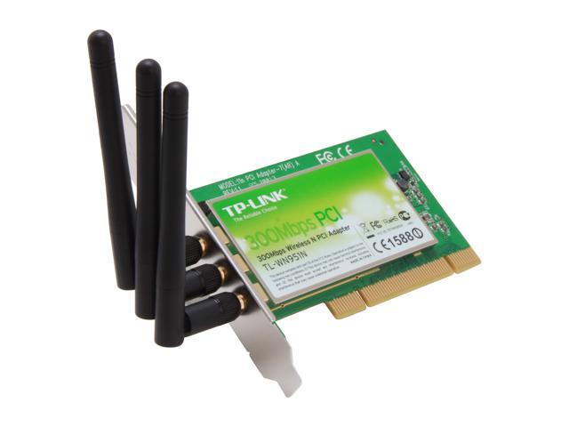 TP-LINK TL-WN951N Wireless N Adapter IEEE 802.11b/g/n 32bit PCI Up To ...