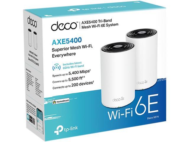 特上美品 激安セール❣TP-Link Deco XE75 Wi-Fi 6Eシステム2パック