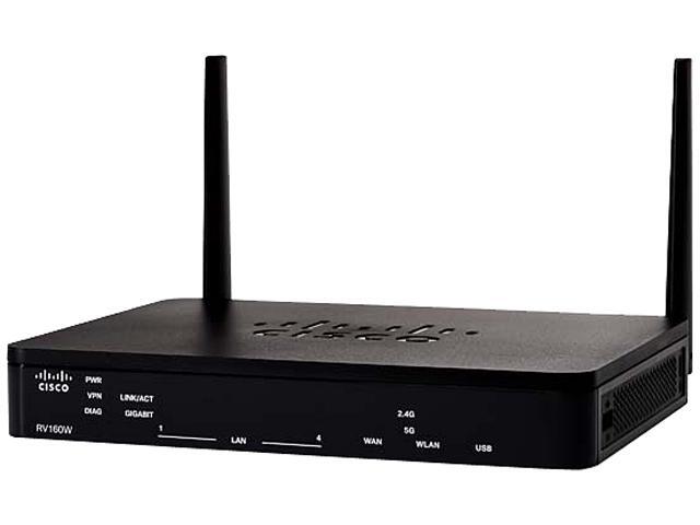 CISCO RV160W-A-K9-NA RV160W IEEE 802.11ac Ethernet Wireless-AC VPN Router