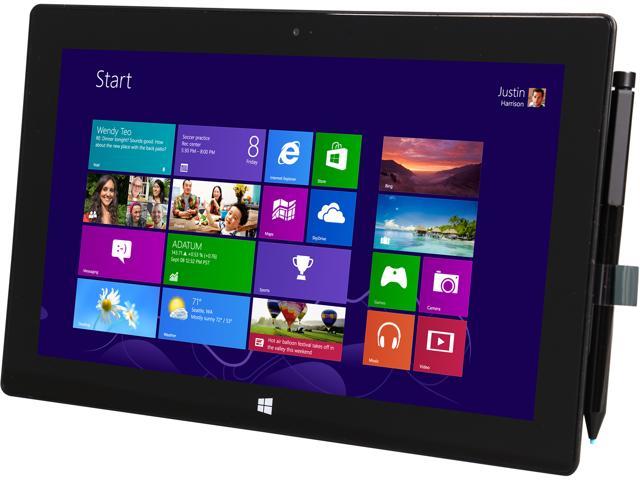 NeweggBusiness - Microsoft Intel Core i5-3317U 4 GB DDR3 Memory Intel HD  Graphics 4000 Touchscreen 1920 x 1080 Tablet Windows 8 Pro Surface Pro