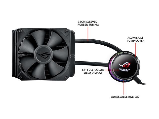 NeweggBusiness - ASUS ROG RYUO 120 RGB 90RC0010-M0AAY0 AIO Liquid