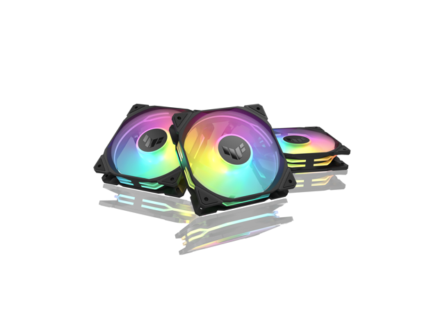 NeweggBusiness - ASUS TUF Gaming TR120 ARGB Reverse Fan - Black