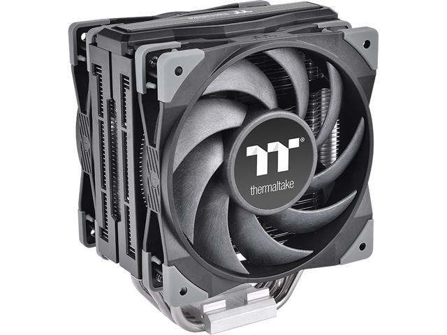 Thermaltake TOUGHAIR 510 180W TDP CPU Cooler Dual 120mm 2000RPM High Static Pressure PWM Fan with High Performance Copper Heat Pipes CL-P075-AL12BL-A