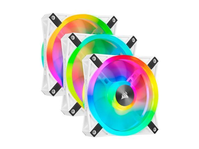 NeweggBusiness - Corsair iCUE QL120 RGB White Triple Fan Kit CO