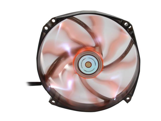 Xigmatek 120mm Orange Blade White LED Copper Bushing Axis Cooling Fan  XAF-F1253