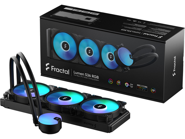 NeweggBusiness - Fractal Design Lumen S36 RGB Aspect 12 RGB x3 AIO