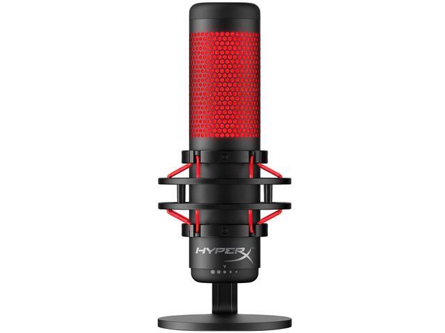 HyperX QuadCast USB Condenser Gaming Microphone for PC PS4 and Mac - Red