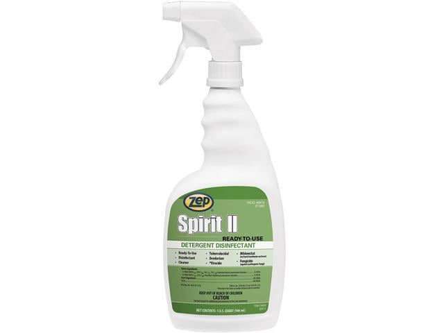 Zep Spirit II Ready-To-Use Disinfectant, 32 Oz, Citrus Scent