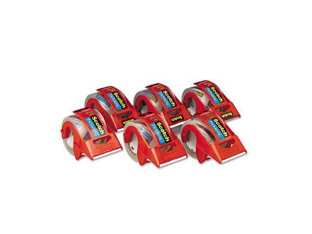 3M Scotch Super Strength Sure Start/Packaging Tape - 6 rolls, 22.2 yds each