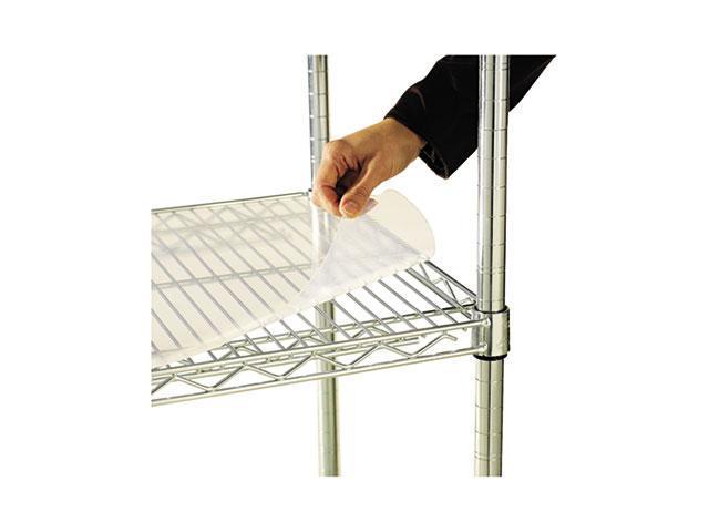 Alera Shelf Liners For Wire Shelving, Clear Plastic, 48w x 18d, 4/Pack -ALESW59SL4818