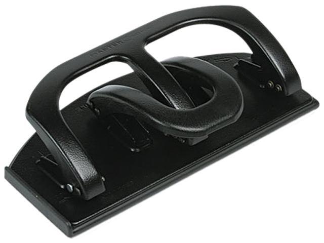 Master DP20 20-Sheet DUO Heavy-Duty Two- and Three-Hole Punches, 9/32 Diameter, Black